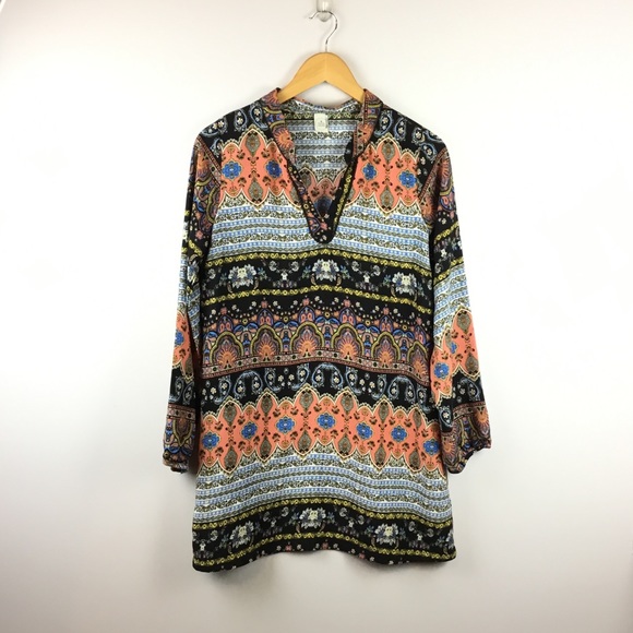 Anthropologie Tops - Anthropologie | Paper Crane tunic blouse